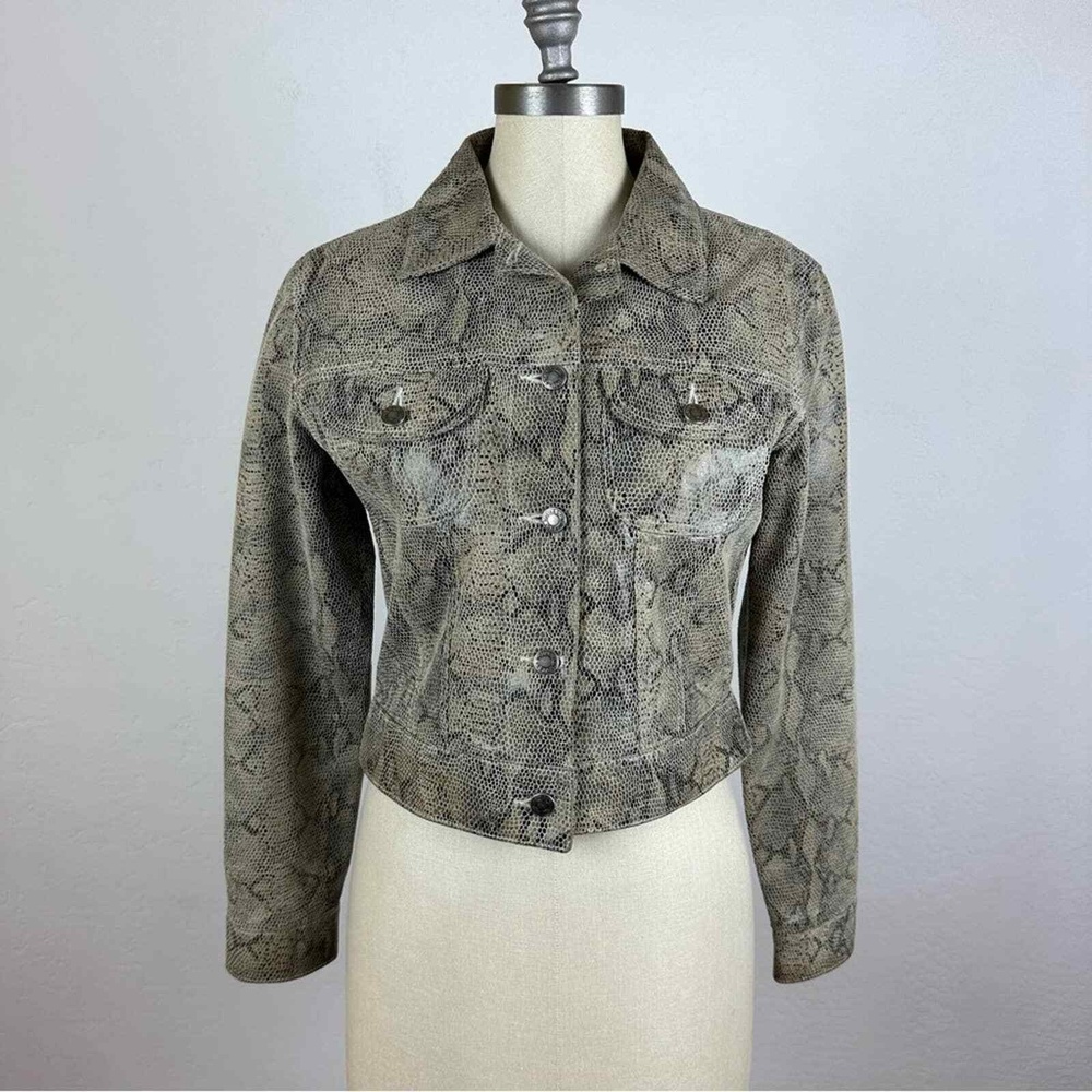 Bedoya & Sly Private Collection Leather Snakeskin Jacket